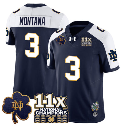 ND 11x-Time National Champions Vapor Limited Jersey - All Stitched