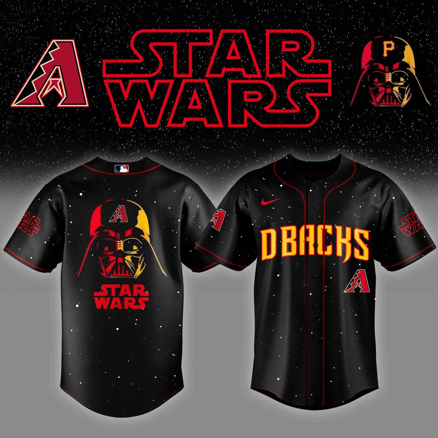 Arizona Diamondbacks x Stars Wars Night Baseball Jersey Editions Limited