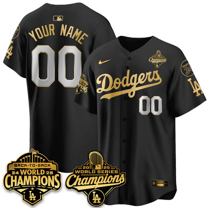 Custom LAD 2025 World Series Champions Jersey - All Stitched