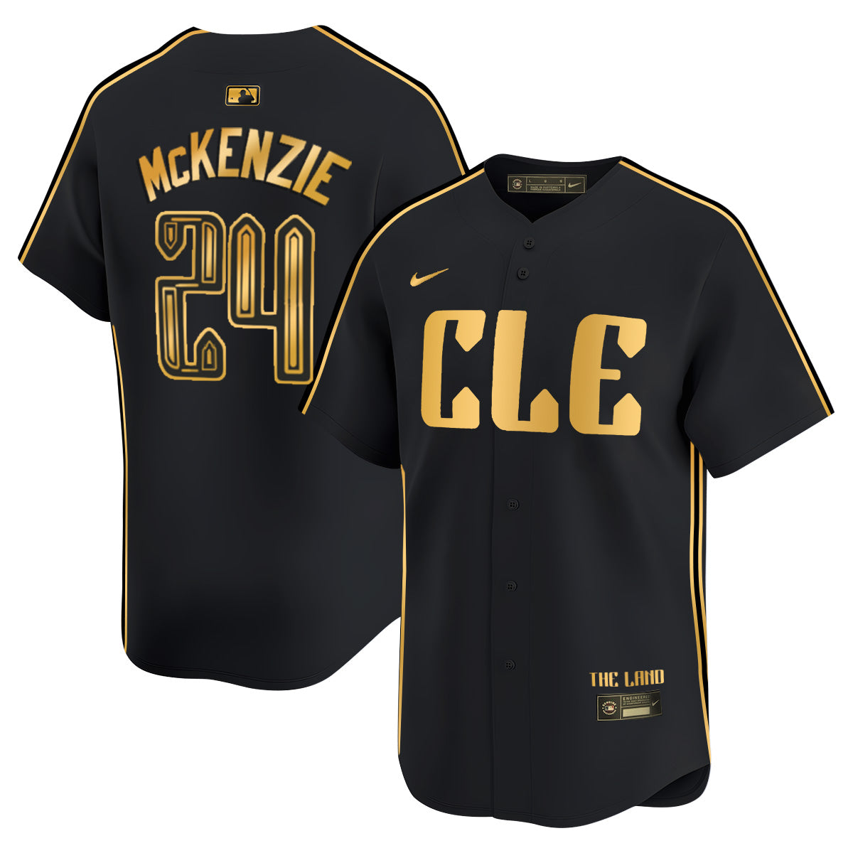Guardians Navy 2024 City Connect Limited Jersey TLA - Stitched
