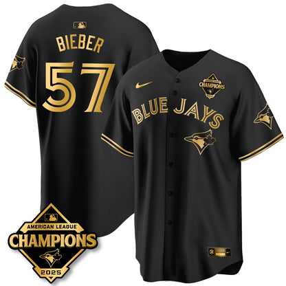 Toronto Blue Jays 2025 American League Champions Jersey - All Stitched