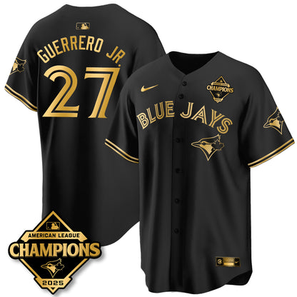 Toronto Blue Jays 2025 American League Champions Jersey - All Stitched