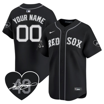 Red Sox Custom Jersey - Memorial Patch – All Stitched
