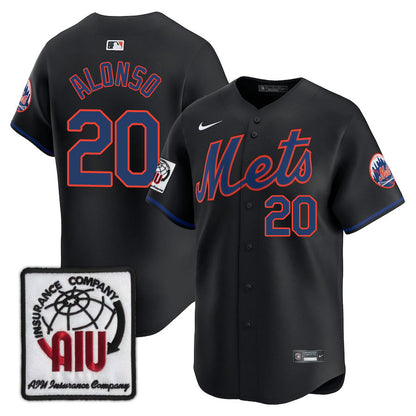 NYM Limited Jersey - 2000 Patch - All Stitched