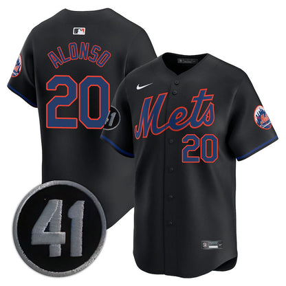 NYM Limited Jersey - 2020 Patch - All Stitched