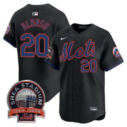 NYM Limited Jersey - 2008 Patch - All Stitched