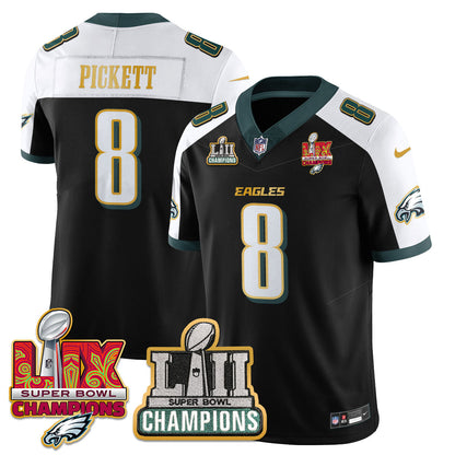 PHI LII-LIX Super Bowl Champions Vapor Limited Gold Jersey - All Stitched