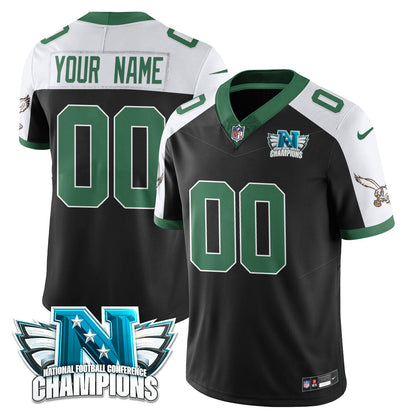 Philadelphia Eagles 2024 NFC Champion Custom Jersey - All Stitched