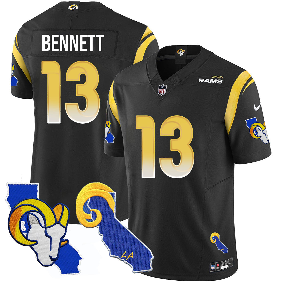 Los Angeles Rams 2025 Vapor Limited Jersey - All Stitched