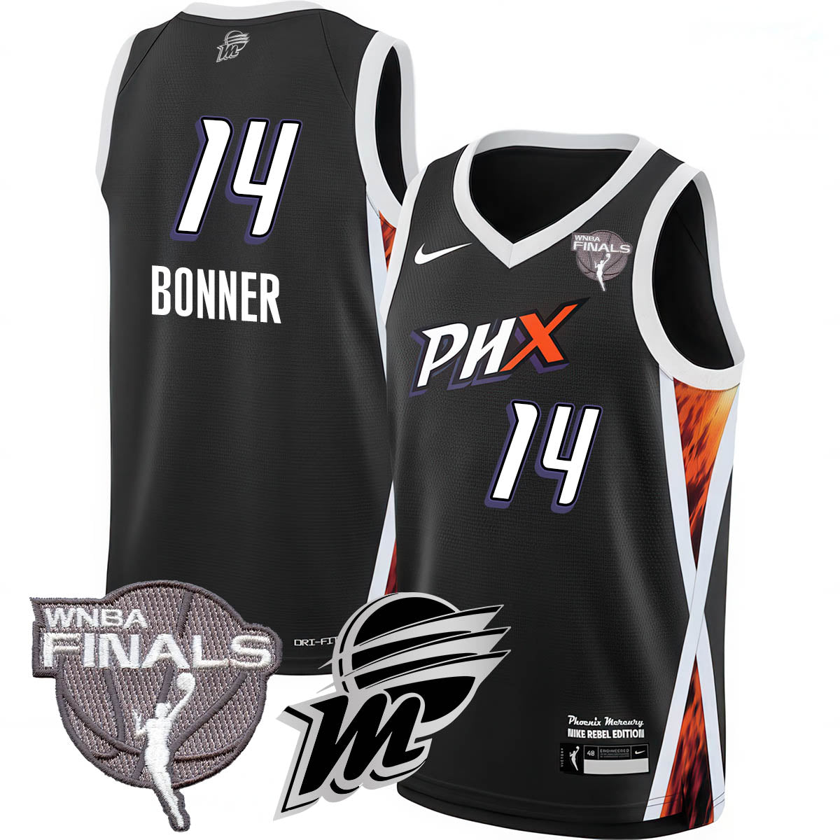 Phoenix Mercury 2025 WNBA Finals Jersey - All Stitched