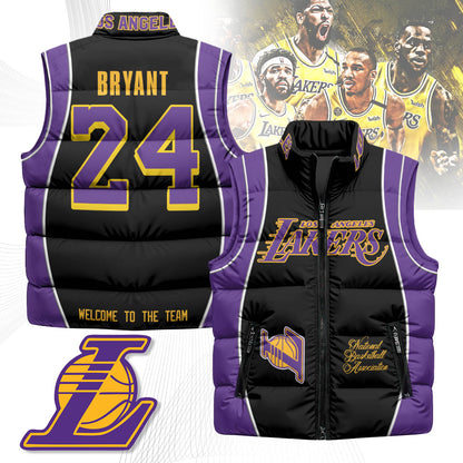 Los Angeles Lakers Unisex Puffer Vest