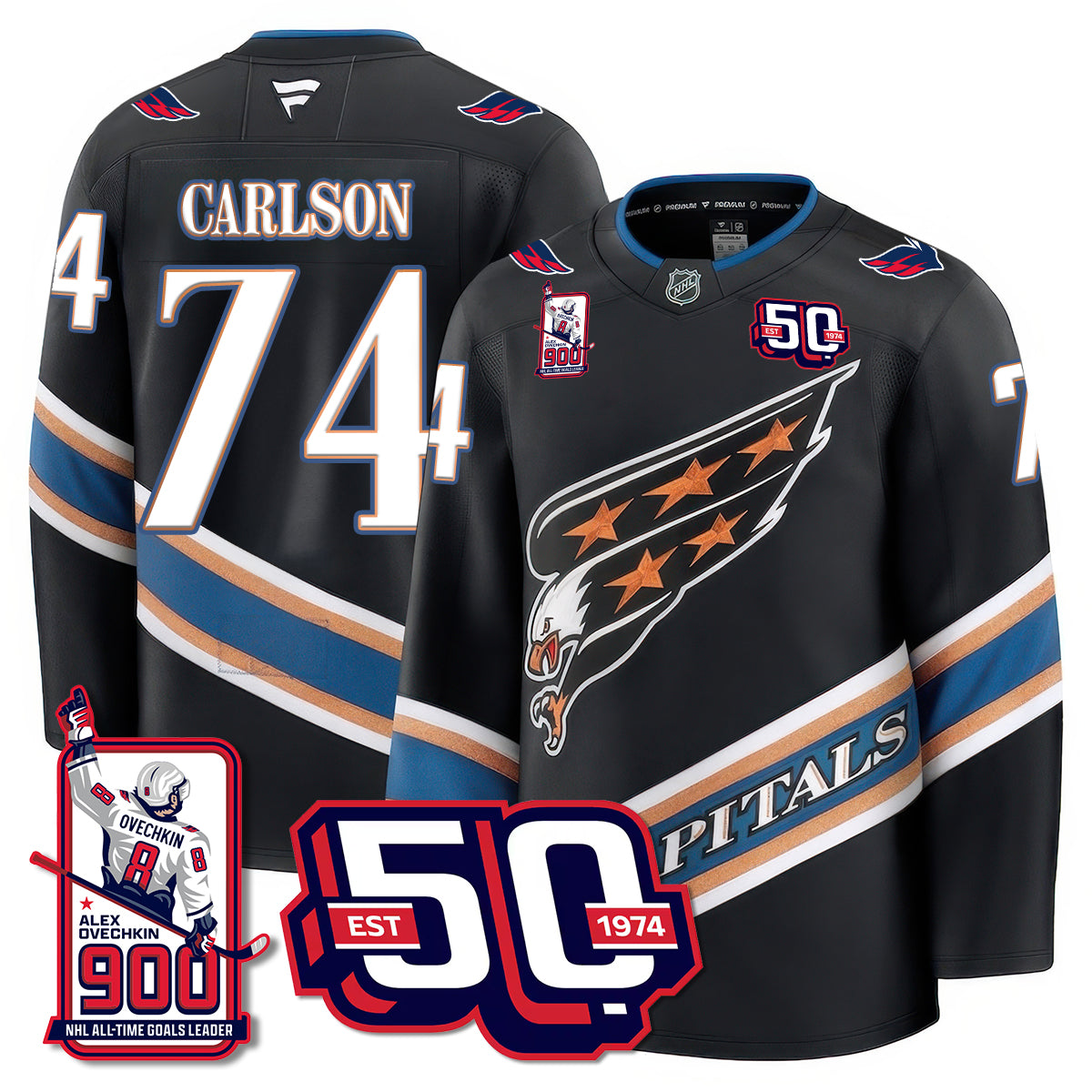 WSH 2025 Premium Jersey - 900 GOALS -  All Stitched