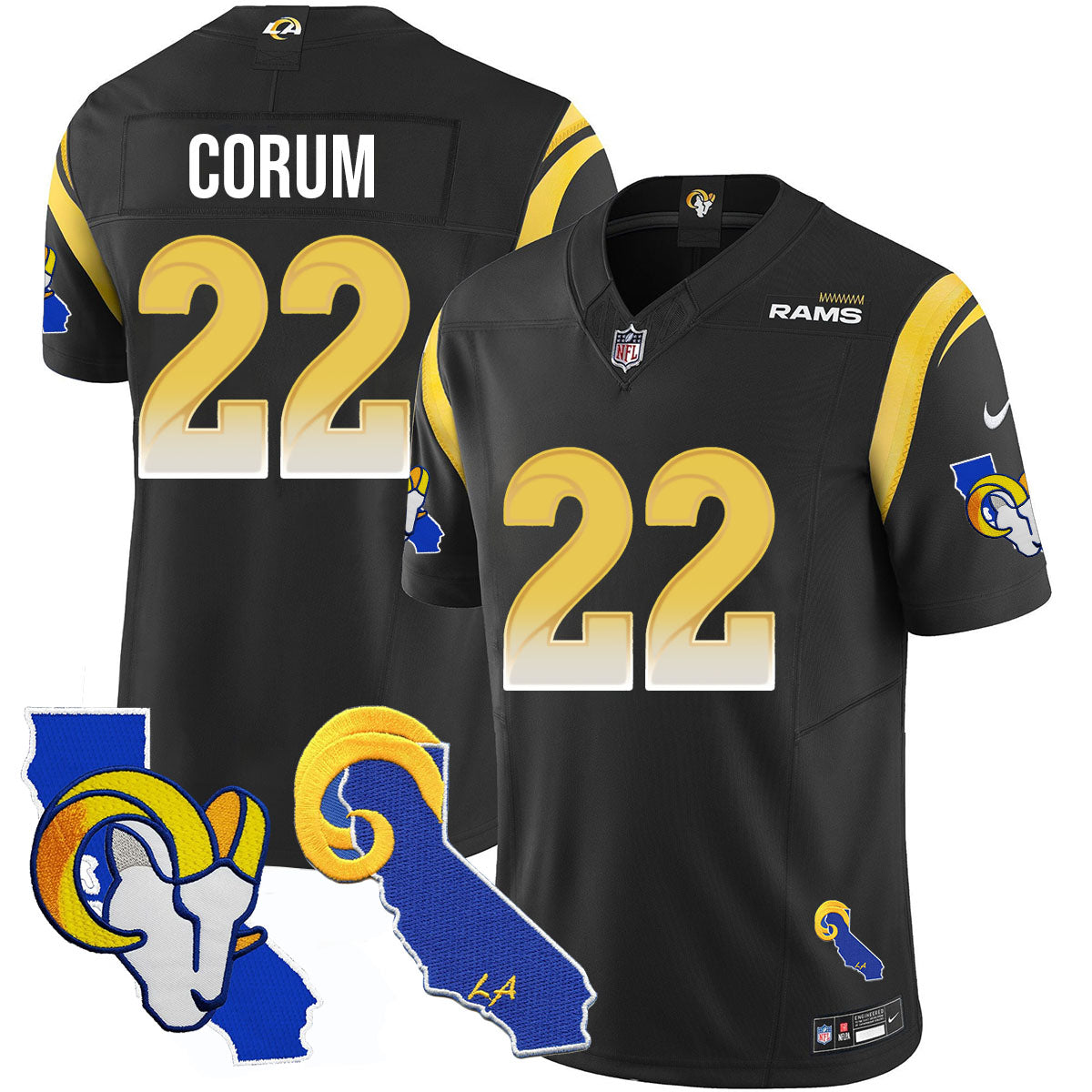 Los Angeles Rams 2025 Vapor Limited Jersey - All Stitched