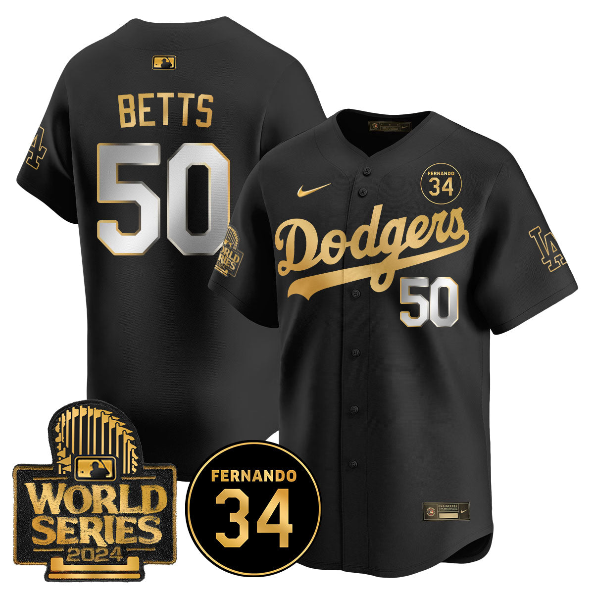 Dodgers Fernando Valenzuela Memorial Jersey - All Stitched