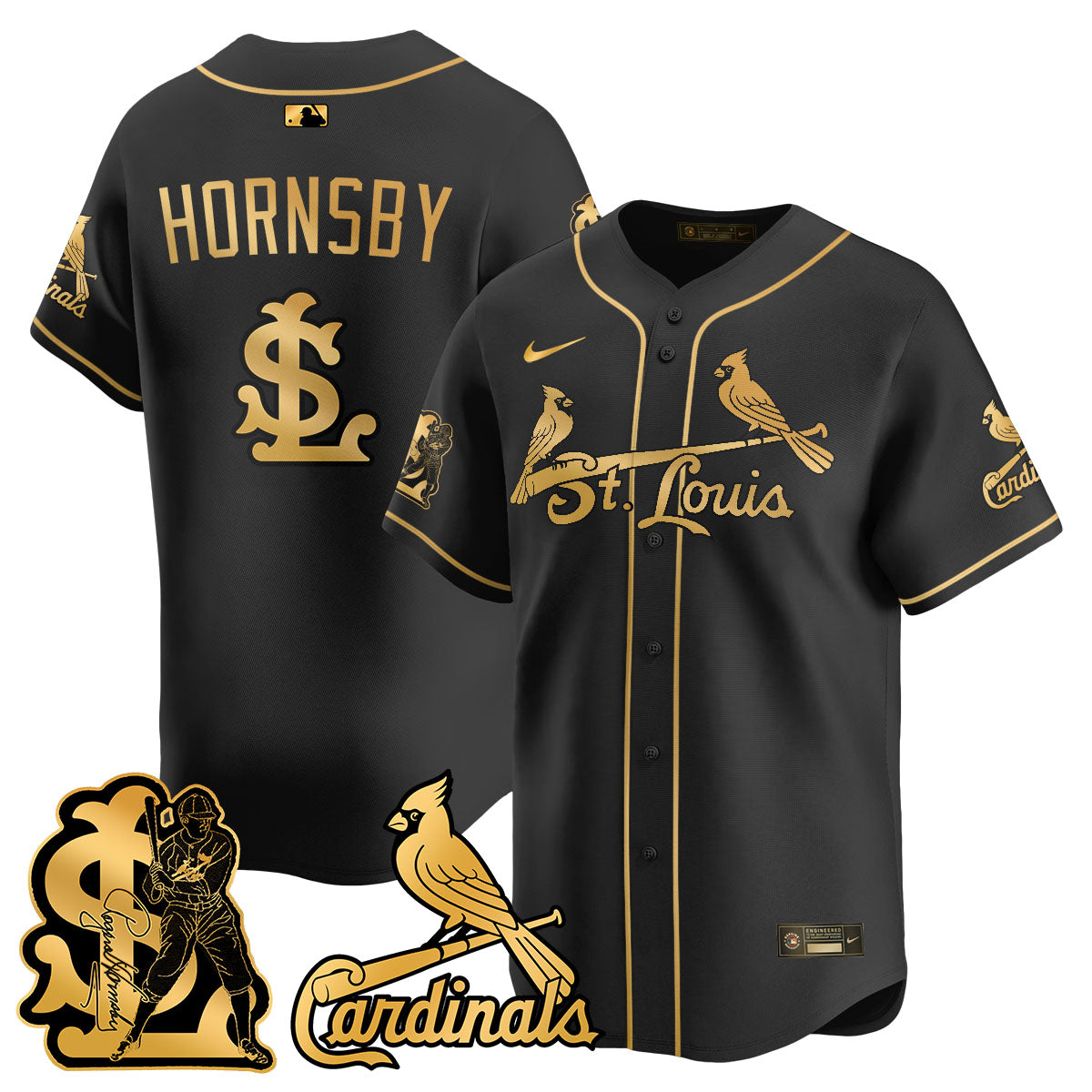St. Louis Cardinals Rogers Hornsby Limited Jersey - All Stitched