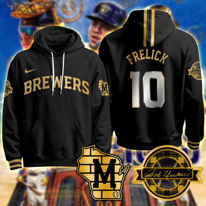 Milwaukee Brewers 2025 Limited Hoodie - Bob Uecker Patch - All Stitched