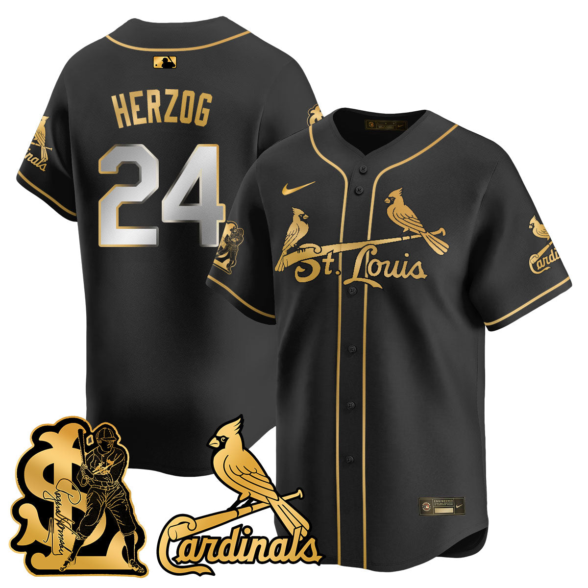 St. Louis Cardinals Rogers Hornsby Limited Jersey - All Stitched