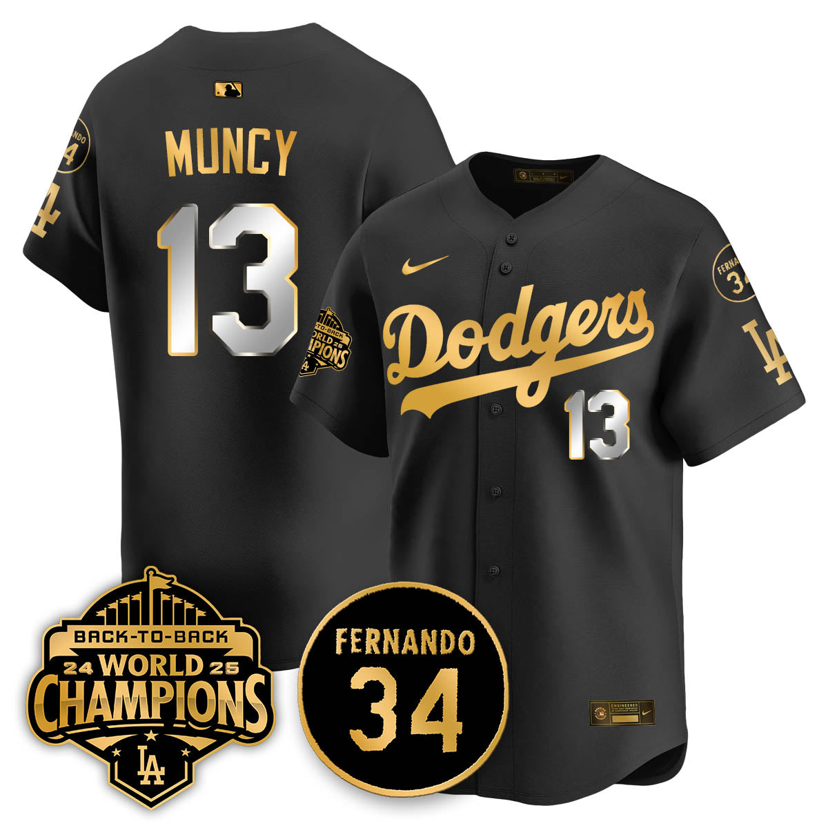 LAD 2025 Back To Back Champions Jersey - All Stitched