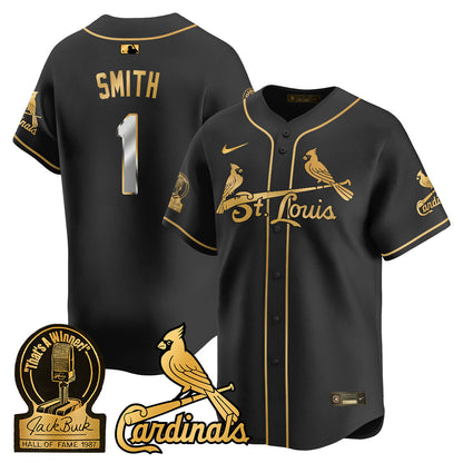 St. Louis Cardinals Jack Buck  Limited Jersey - All Stitched