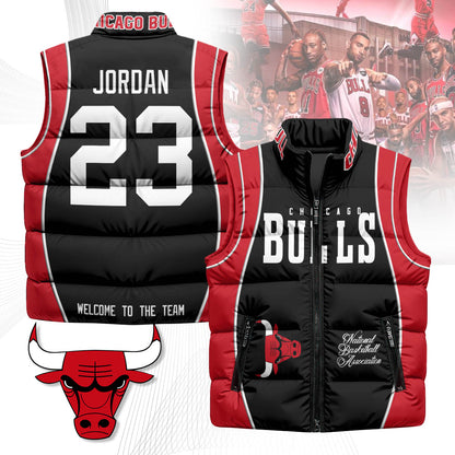 Chicago Bulls Unisex Puffer Vest