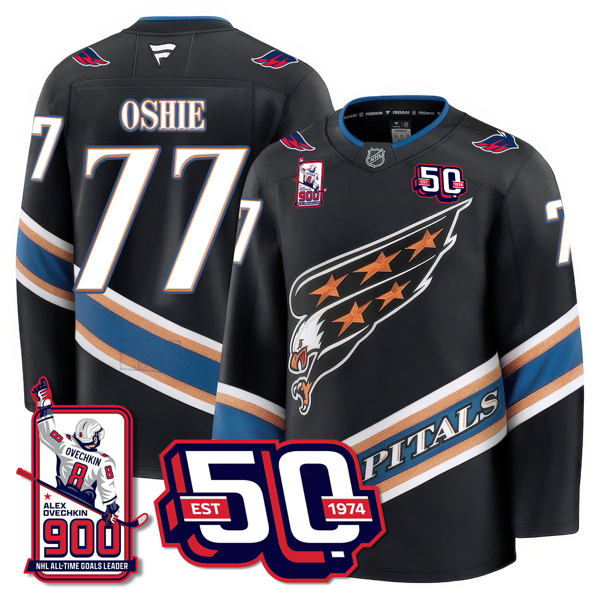 WSH 2025 Premium Jersey - 900 GOALS -  All Stitched