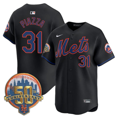 NYM Limited Jersey - 2012 Patch - All Stitched