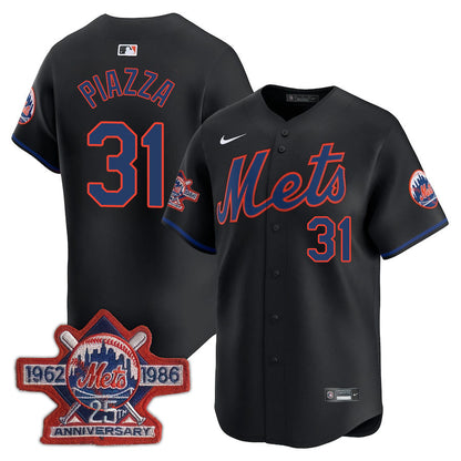 NYM Limited Jersey - 1986 Patch - All Stitched