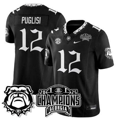 UGA Gothic Vapor Limited Jersey - SEC Football Champions - All Stitched