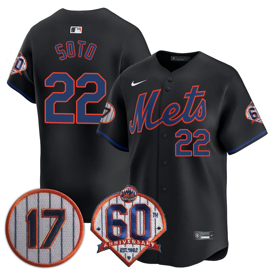 NYM Limited Jersey - 2022 Patch - All Stitched