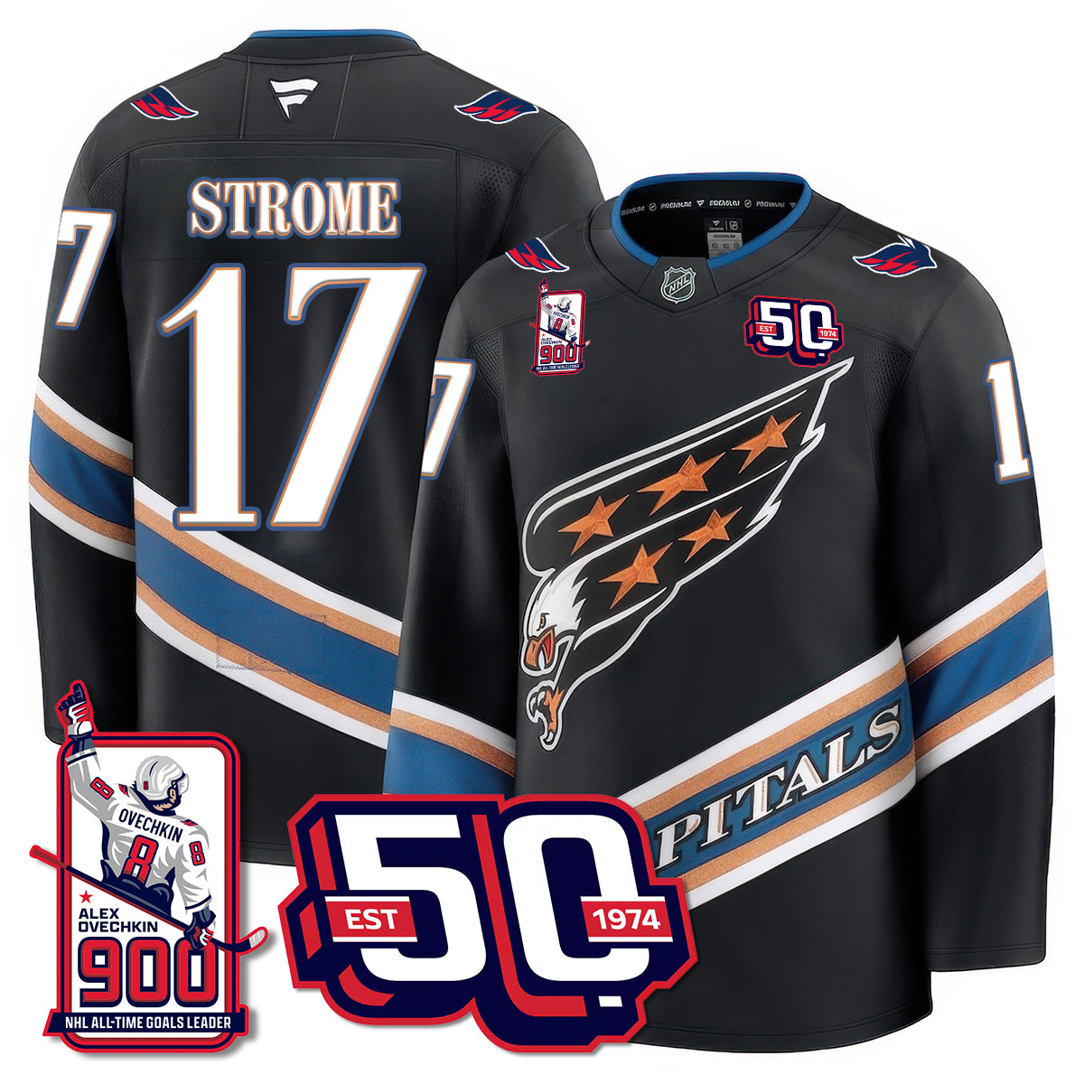 WSH 2025 Premium Jersey - 900 GOALS -  All Stitched