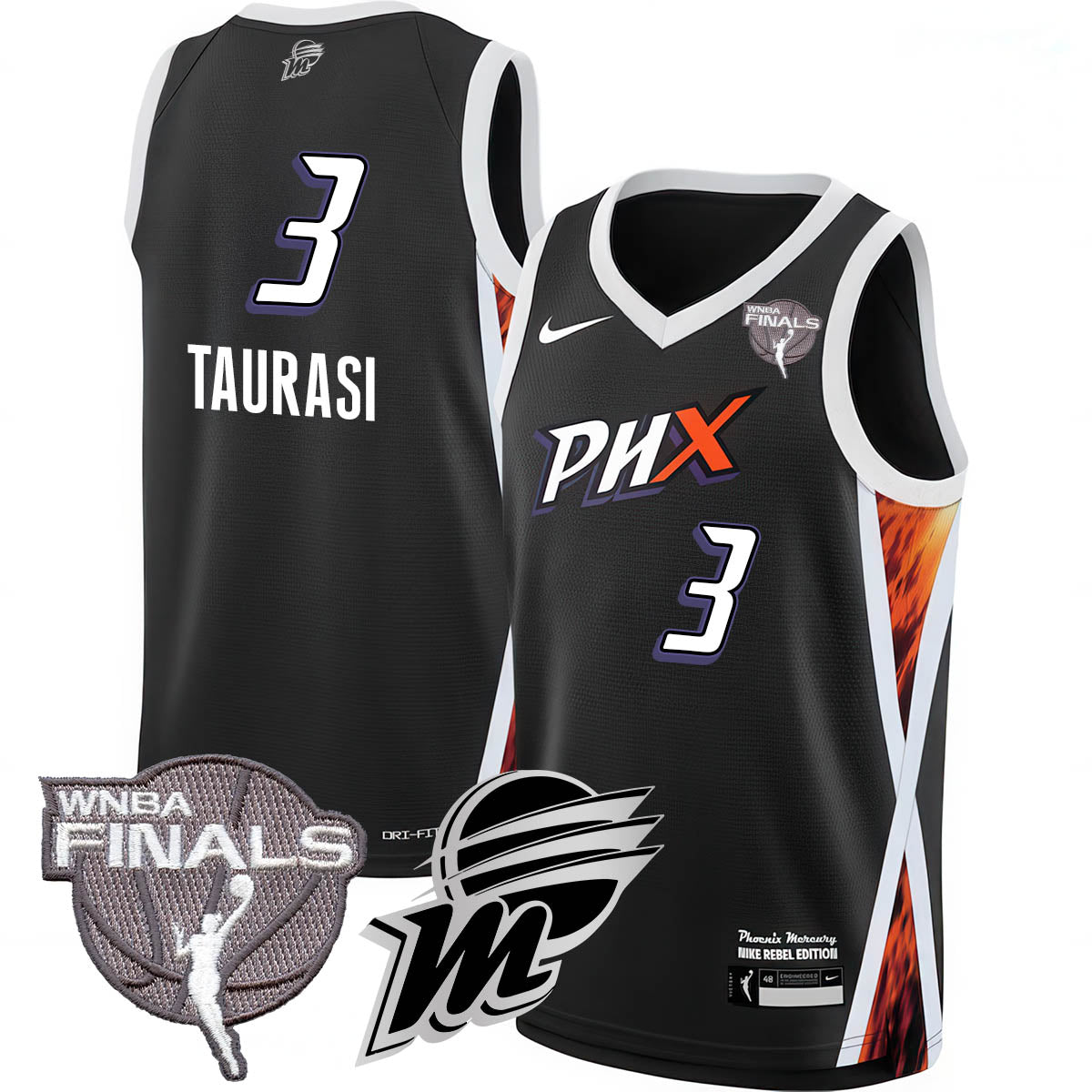 Phoenix Mercury 2025 WNBA Finals Jersey - All Stitched