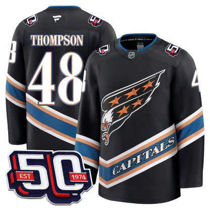 Washington Capitals 50th Anniversary Premium Jersey - All Stitched