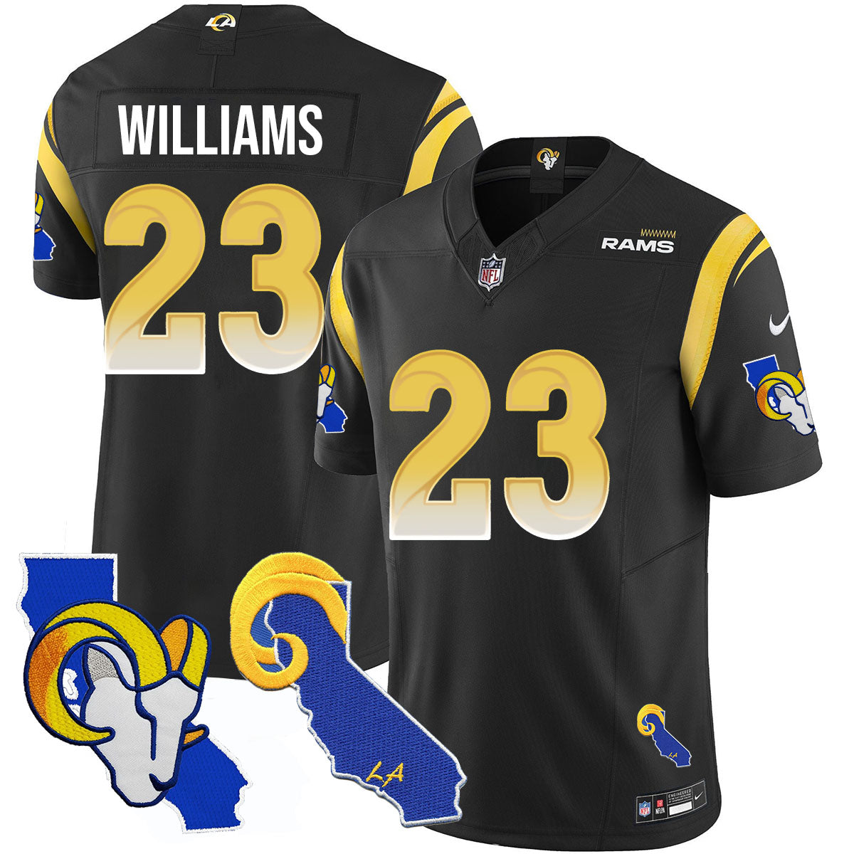 Los Angeles Rams 2025 Vapor Limited Jersey - All Stitched