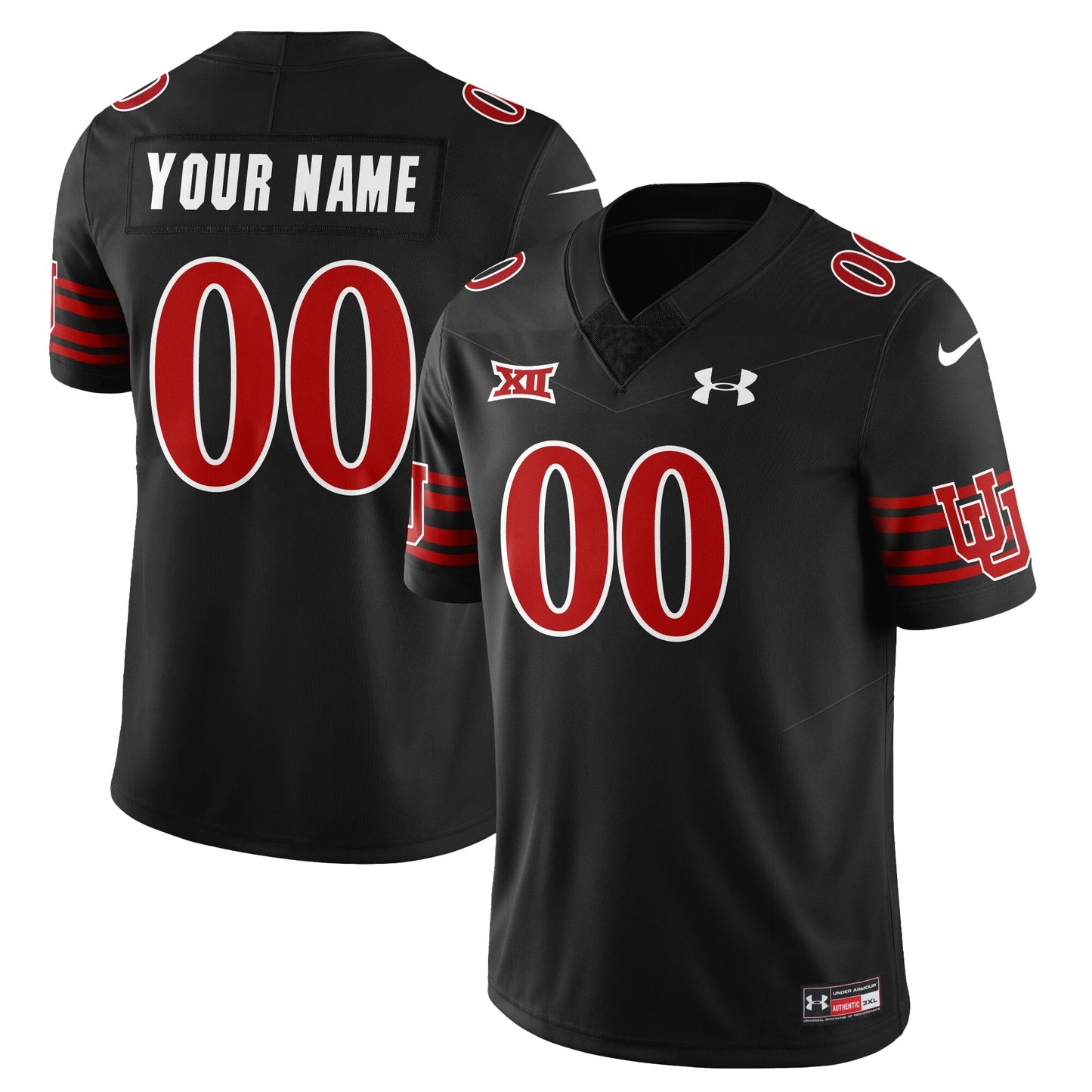 Utah Football 2025 "𝐃𝐀𝐑𝐊 𝐌𝐎𝐃𝐄" Vapor Limited Custom Jersey - All Stitched