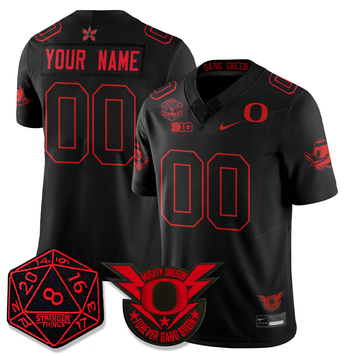 ORE Stranger Things Vapor Limited Custom Jersey - All Stitched