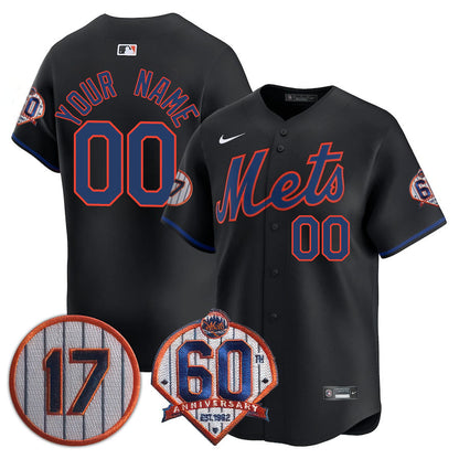 NYM Limited Custom Jersey -  Amazing Patch - All Stitched