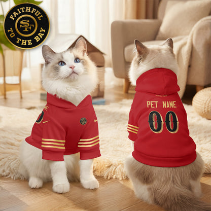 San Fransisco 49ers “Rivalries” Pet Hoodie