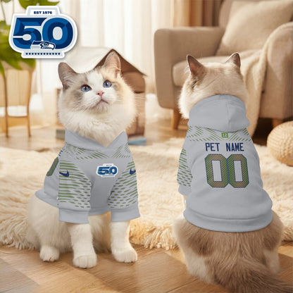 Seattle Seahawks “Rivalries” Pet Hoodie