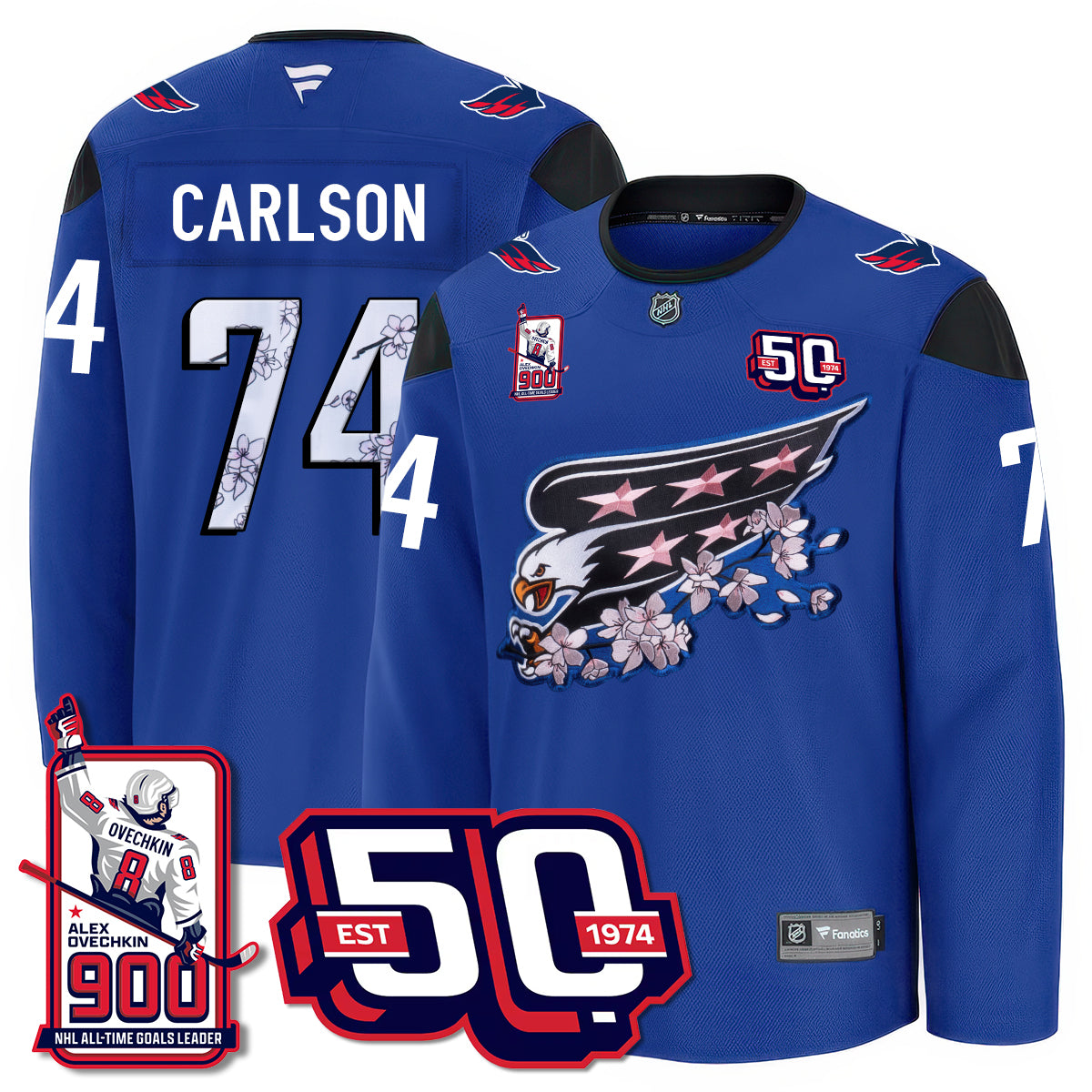 WSH 2025 Premium Jersey - 900 GOALS -  All Stitched