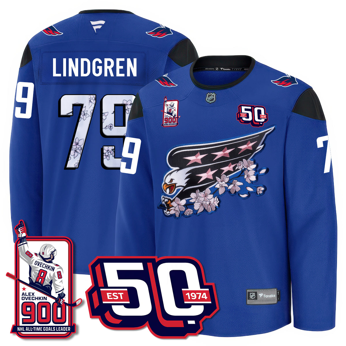 WSH 2025 Premium Jersey - 900 GOALS -  All Stitched