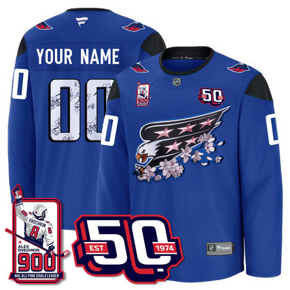 WSH 2025 Premium Jersey - 900 GOALS -  All Stitched