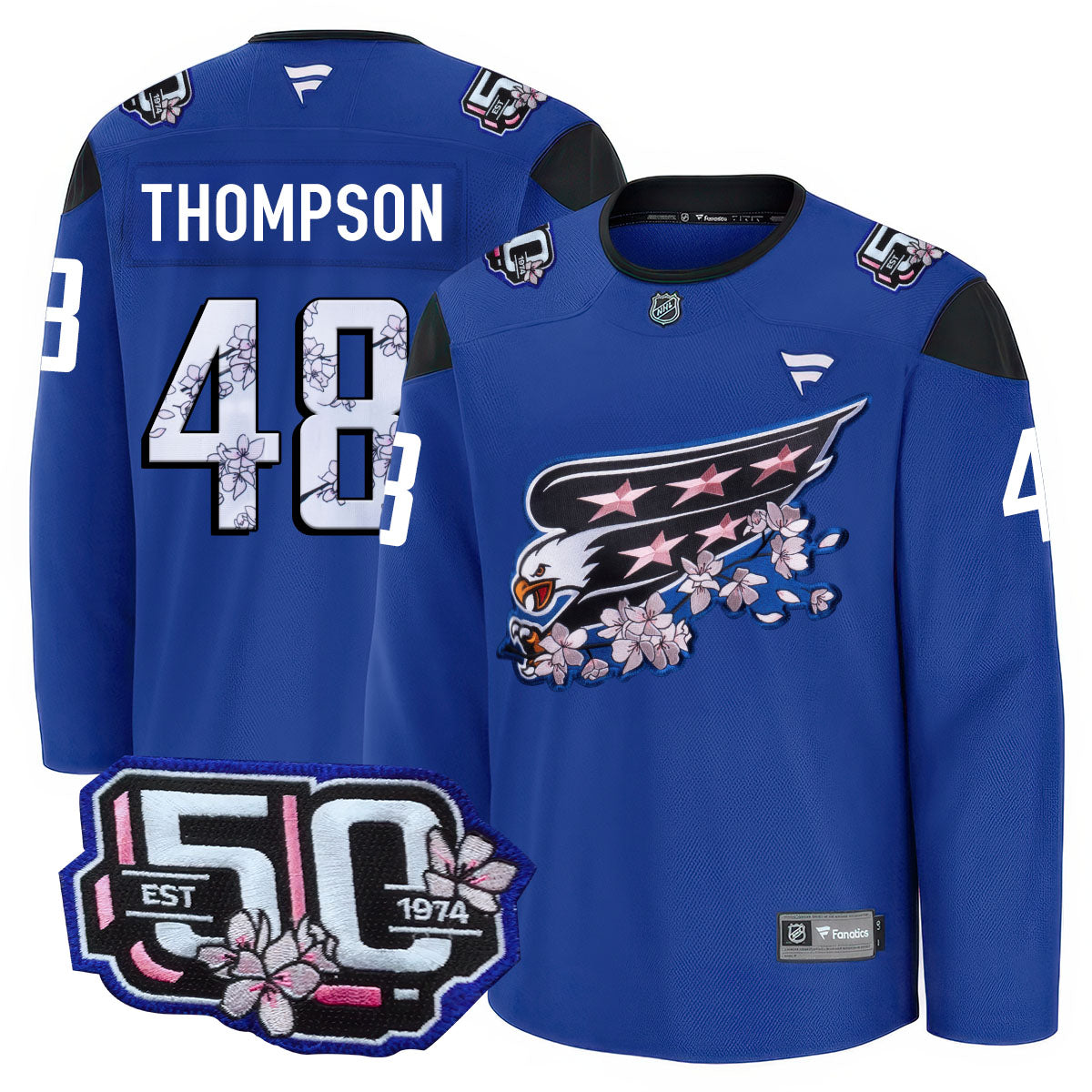 Washington Capitals 50th Anniversary Premium Jersey - All Stitched
