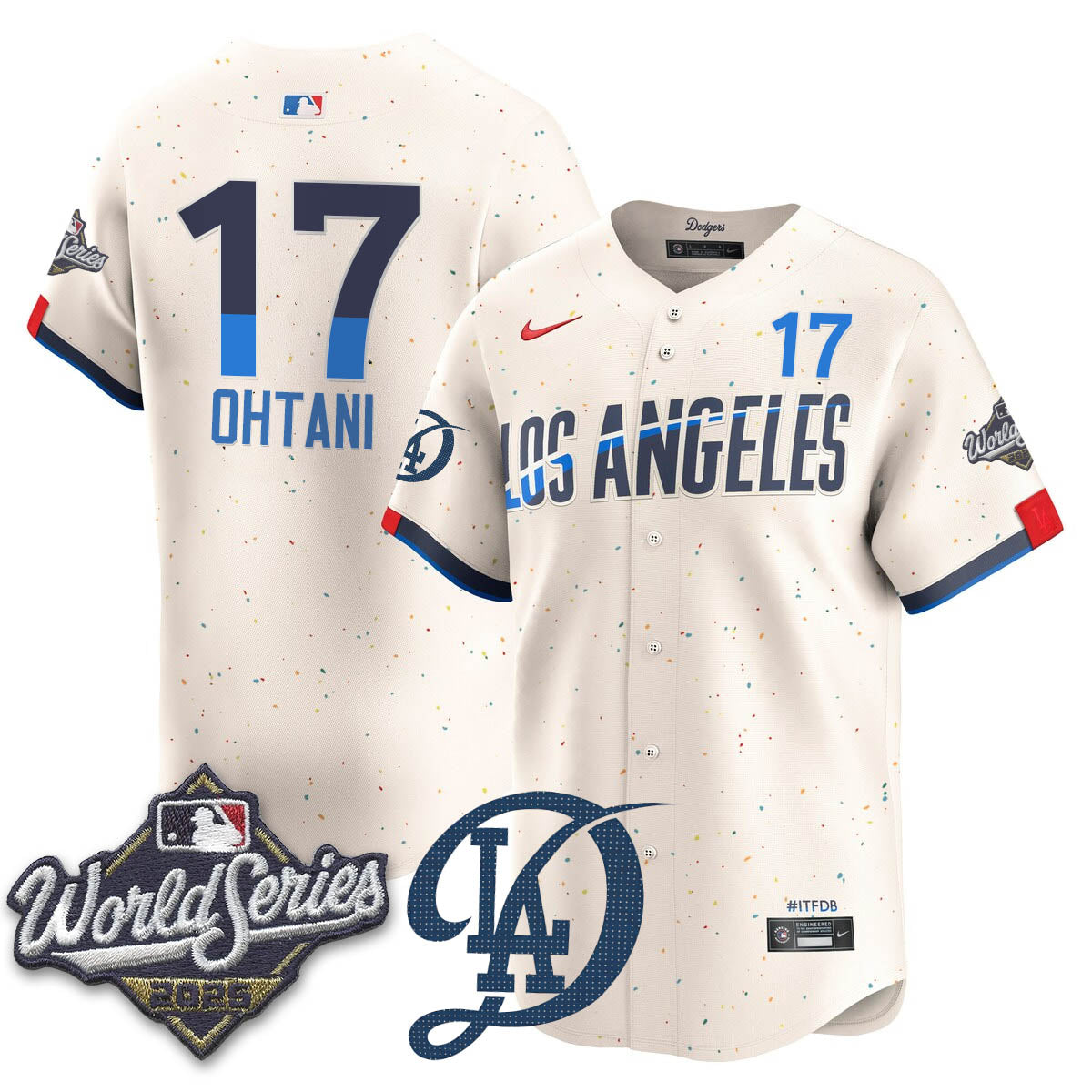 LAD 2025 World Series Jersey - All Stitched