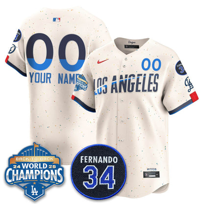 LAD 2025 Back To Back Champions Custom Jersey - All Stitched