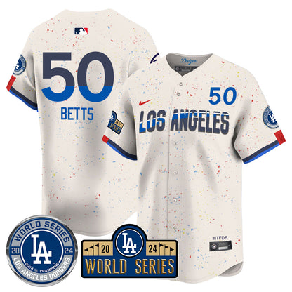 Los Angeles Dodgers World Series 2024 Jersey - All Stitched