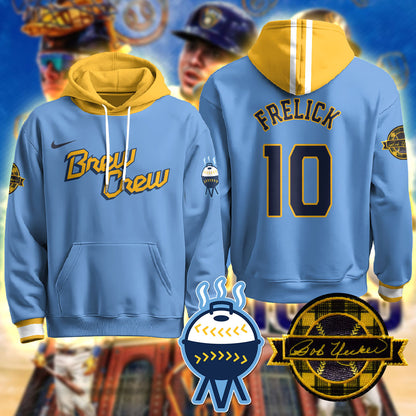 Milwaukee Brewers 2025 Limited Hoodie - Bob Uecker Patch - All Stitched