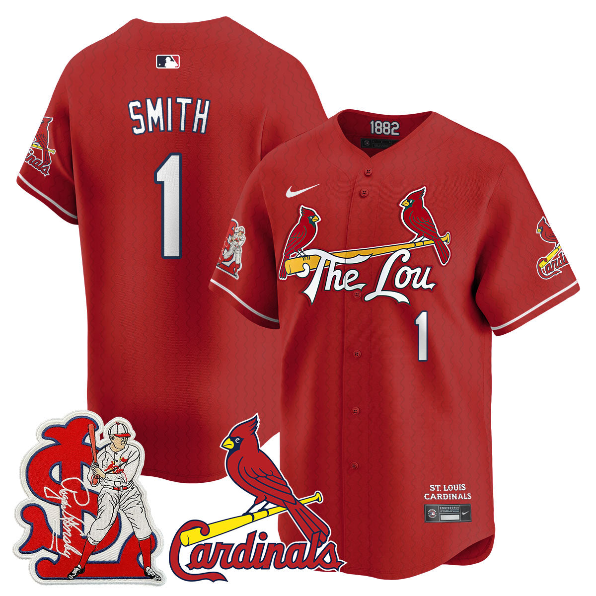 St. Louis Cardinals Rogers Hornsby Limited Jersey - All Stitched