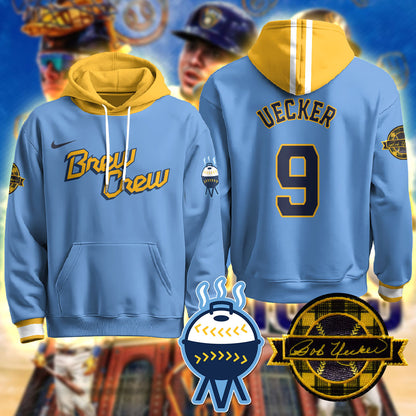 Milwaukee Brewers 2025 Limited Hoodie - Bob Uecker Patch - All Stitched