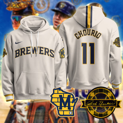 Milwaukee Brewers 2025 Limited Hoodie - Bob Uecker Patch - All Stitched