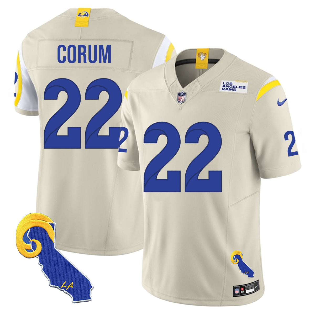Los Angeles Rams 2025 Vapor Limited Jersey - All Stitched